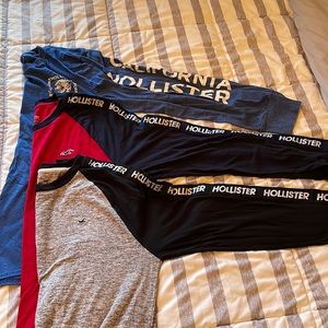 Bundle of 3 long sleeve men’s Hollister shirts size M
